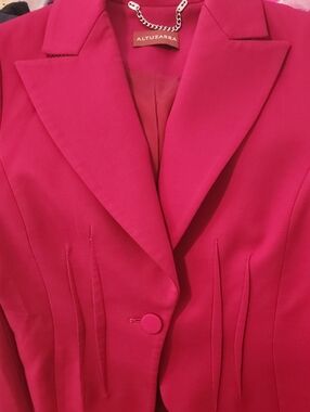 Altuzarra Vibrant Red Tailored Blazer